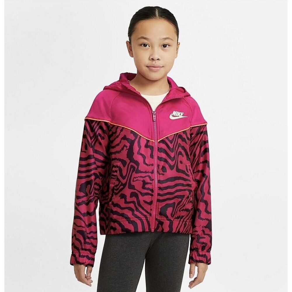 New Nike Girls Windbreaker sz L